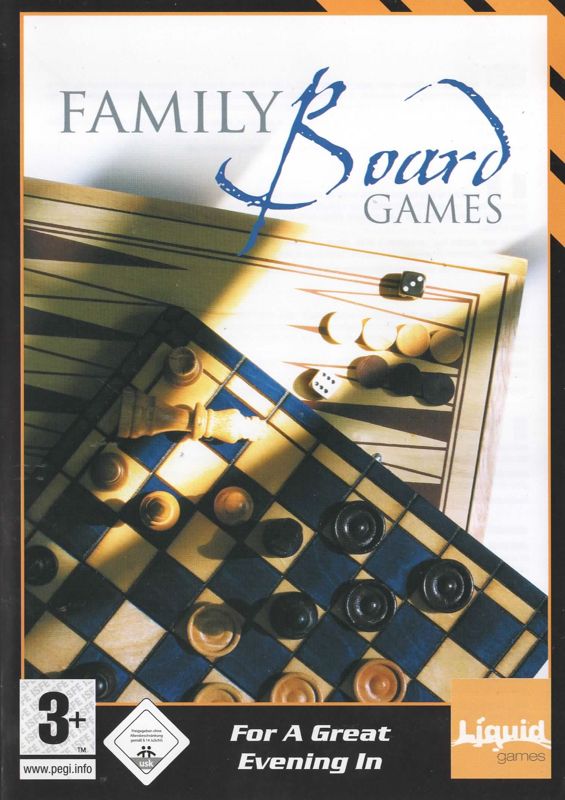 Family Board Games box art for Playstation 2